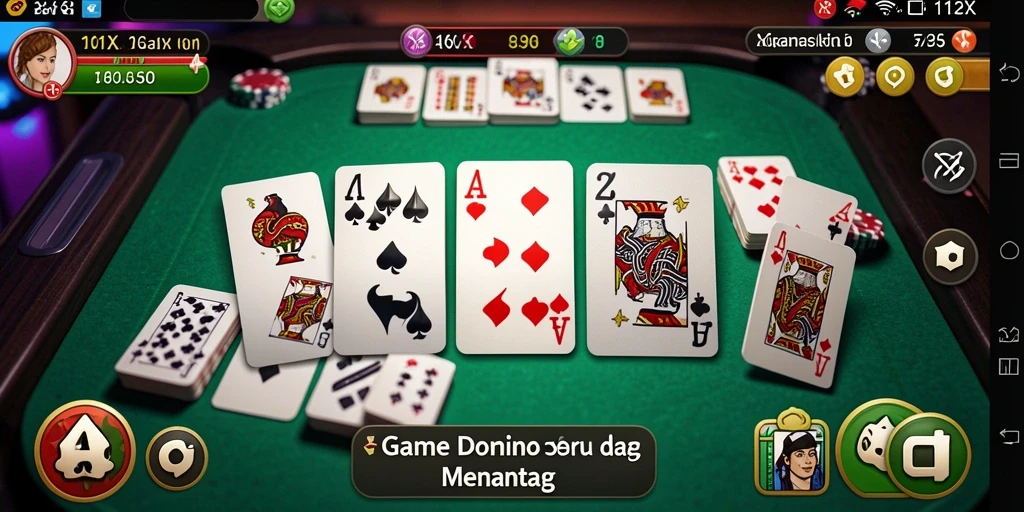 Tampilan gameplay Domino yang seru di 116X.