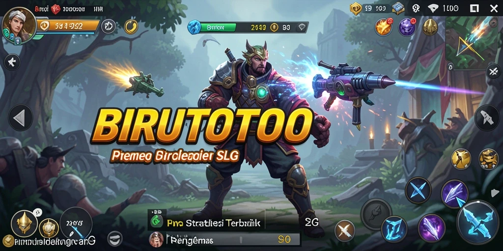 Menampilkan gameplay menarik dan strategi dalam BIRUTOTO.