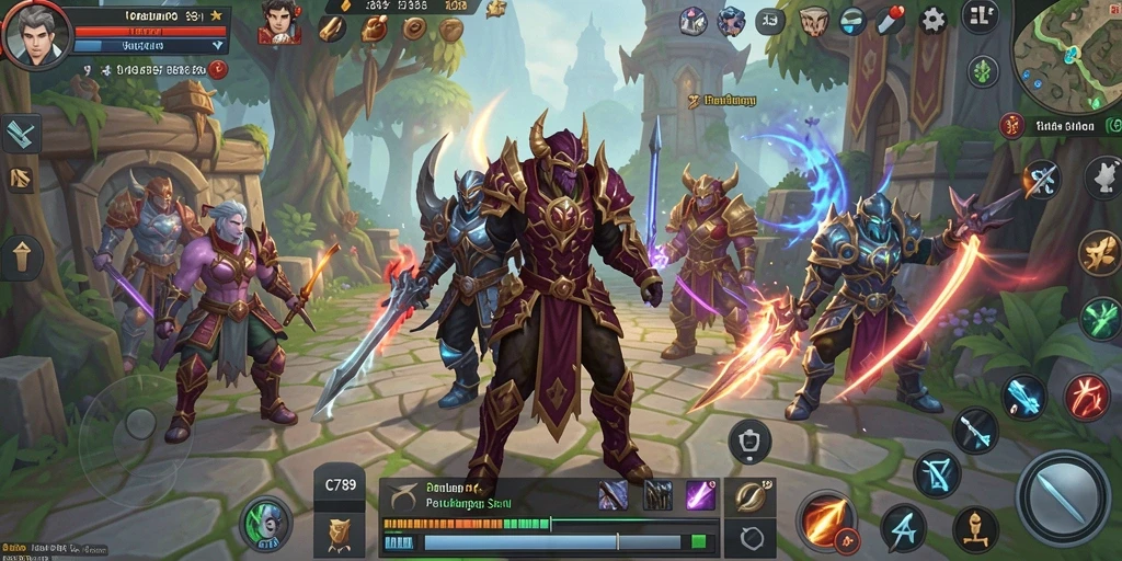 Gameplay C789 dengan pertarungan seru dan grafis yang menawan.