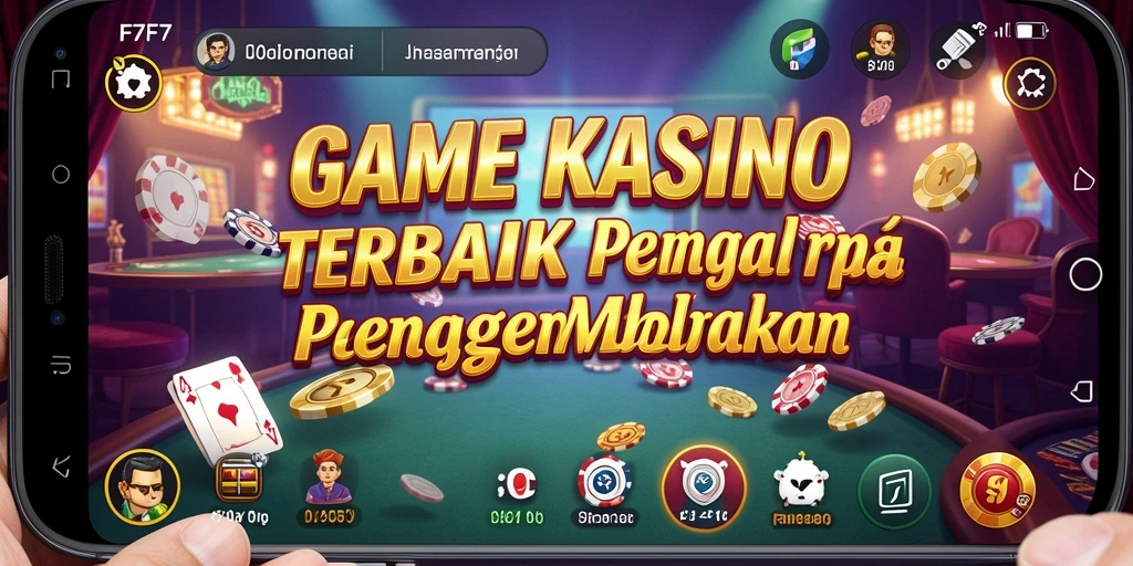 Screenshot utama F7F7 menampilkan suasana permainan Kasino yang menarik.
