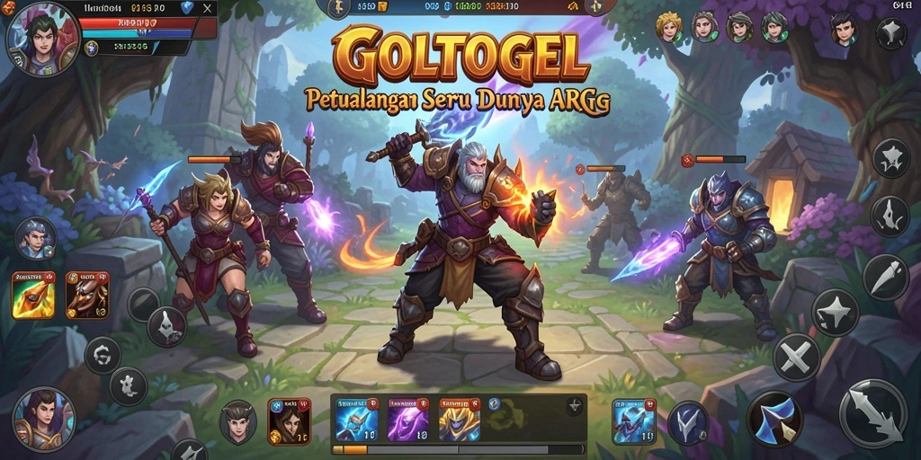 Tampilan gameplay ARPG GOLTOGEL yang seru dan mendebarkan.
