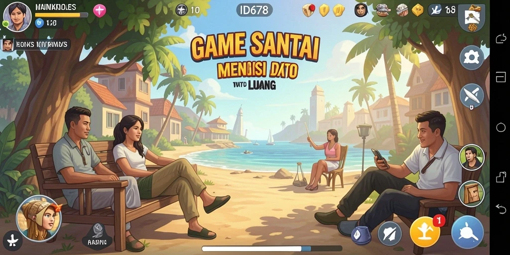 Tangkapan layar gameplay ID678 yang seru dan penuh warna.
