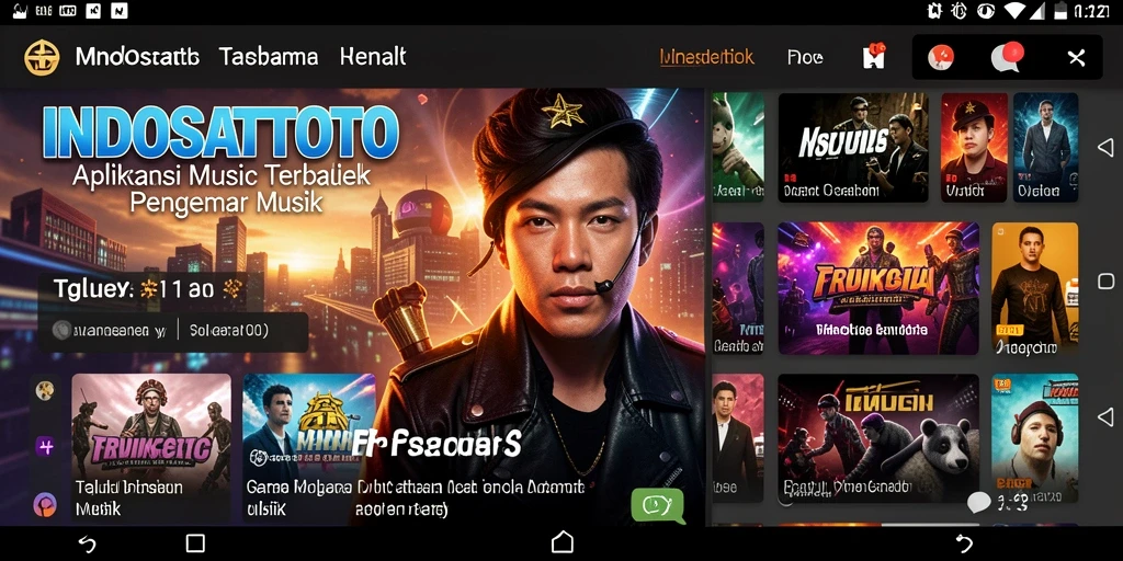 Tampilan antarmuka pengguna INDOSATTOTO yang menarik dan interaktif.