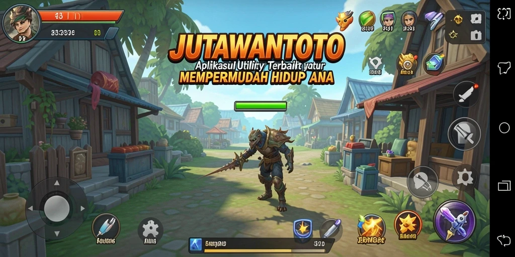 Tampilan utama JUTAWANTOTO yang user-friendly dan fitur unggulan.