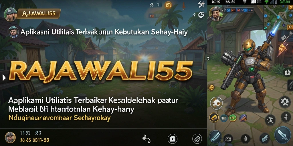 Tampilan antarmuka RAJAWALI55 yang intuitif dan user-friendly.