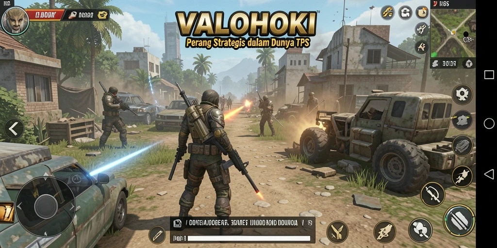 Tampilan aksi mendebarkan di VALOHOKI dengan pertempuran strategis.