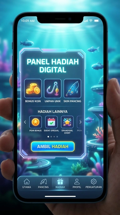 Tampilan utama aplikasi 8hhh yang praktis dan menarik.